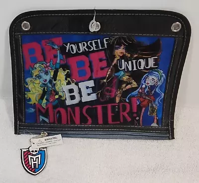 £14.74 • Buy 2013 Monster High Binder Clawsome Pencil Case Lenticular Image NWT