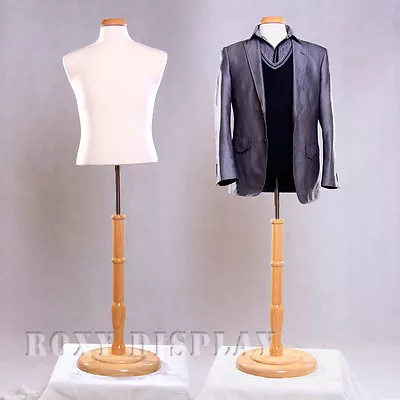 Male Mannequin Manequin Manikin Dress Form #JF-MBSW+BS-R01N • $88