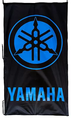 Yamaha-flag Black & Blue Vertical Banner 5 X 3 Ft 150 X 90 Cm • $27.99