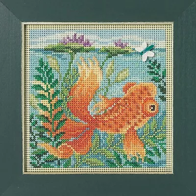 MILL HILL Buttons Beads Kit Counted Cross Stitch KOI POND MH14-2311 • $11.75