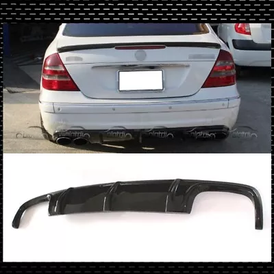 For Mercedes Benz W211 E55 E63 AMG 2004-09 Carbon Fiber Rear Diffuser Bumper Lip • $379.05