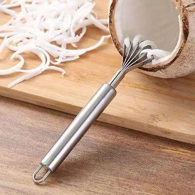 Stainless Steel Fish Scale Scraper Seafood Tool Coconut Shaver Fruit Grater Ac • £3.40