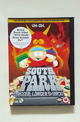 South Park Bigger Longer And Uncut DVD (2000) • £2.40