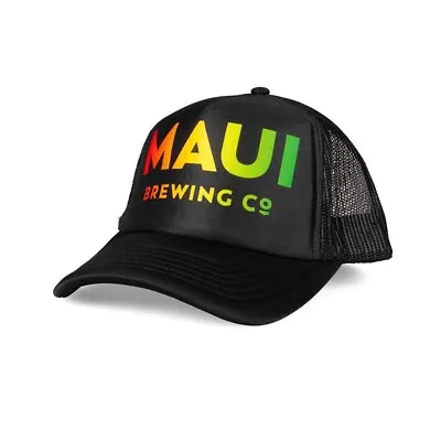 Maui Brewing CO Hawaiian Beer Trucker Hat Color Black One Size New • $29.99
