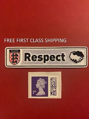 FA Cup Final Respect Soccer Patch / Badge 2011-15 Player Size Iron On UK STOCK • £5.79