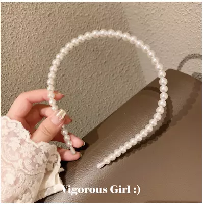 £3.99 • Buy Womens Girls Alice Pearl Headband Hairband Bride Wedding Bloggers Party Hair