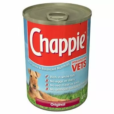 Chappie Original Complete Wet Pet Food For Adult Dogs 412g X 1 • £5.95