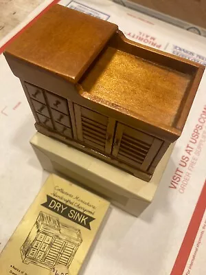 Vtg Shackman Dollhouse Miniature Magnificent Beige Dry Sink #3571 Nib!! • $21.99