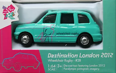 Corgi 'Destination London 2012 Paralympics' Model Taxi #28 Wheelchair Rugby   • £7.99