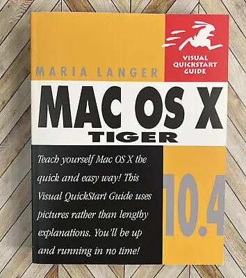 Mac OS X 10.4 Tiger By Maria (Like New) • $10