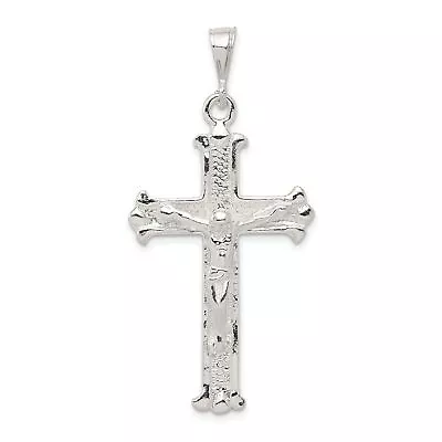 Sterling Silver Crucifix Pendant Religious Jewelry 49.9mm X 23.6mm • $26.50