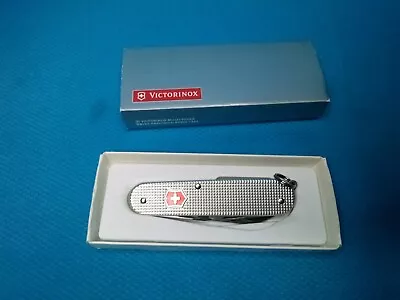 Victorinox CADET SILVER ALOX 84 Mm Swiss Army Pocket Knife 53042 New Open Box • $35