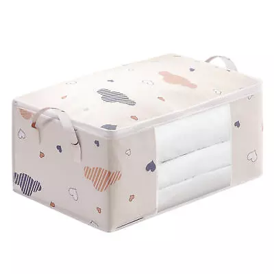 Clothes Quilt Blanket Storage Bag Home Organizer Zipper Box Bags S/L • $21.06