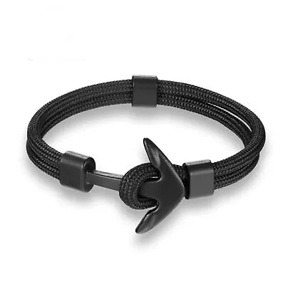 Survival Rope Bracelet Chain Multilayer Anchor Bracelets For Men Gift • $17