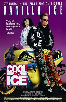 Vanilla Ice Poster  - 11  X 17  Inches - Cool As Ice Movie Poster • $13.96