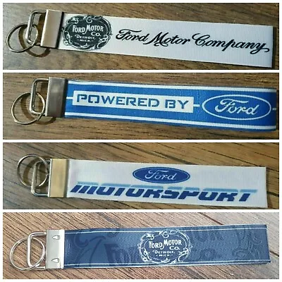 £3.99 • Buy FORD MOTOR CO. GENUINE PARTS POWERED BY FORD MOTORSPORT RACING Keyring Key Fob