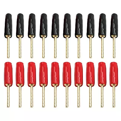Reliable & Durable 20pcs Gold Plated Needle Banana Plug For Old Speakers • $33.44