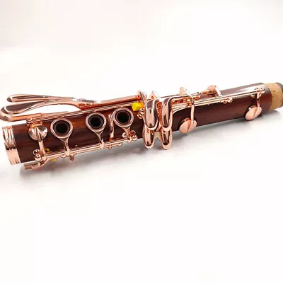 Kailing-Red Wood Clarinet Rosewood BB /Rose Gold-Plated Keys/Redwood Sib • $321.10