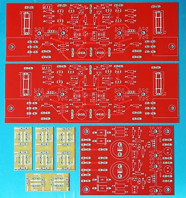Solid State Amplifier 2022 One Set Of PCB Stereo By Andrea Ciuffoli. ! • $39.99