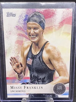 2012 Topps Us Olympics Silver Medal Parallel Missy Franklin Swimming Star #59 Rc • $5