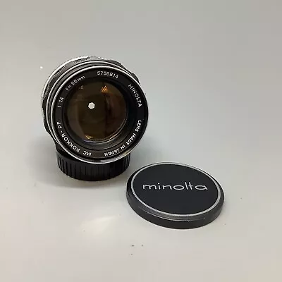 Minolta MC Rokkor-PF 58mm F/1.4 Lens • $70