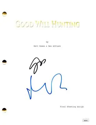 Matt Damon & Gus Van Sant Signed Autograph Good Will Hunting Movie Script W/ JSA • $299.99
