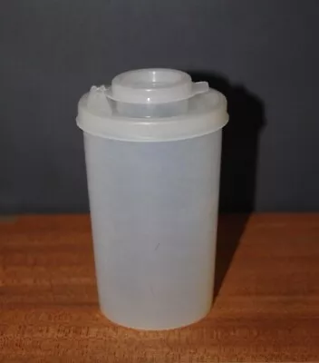 Vintage Tupperware Salt Pepper Spice Sheer Shaker Container Flip Top Lid #102 • $10.20