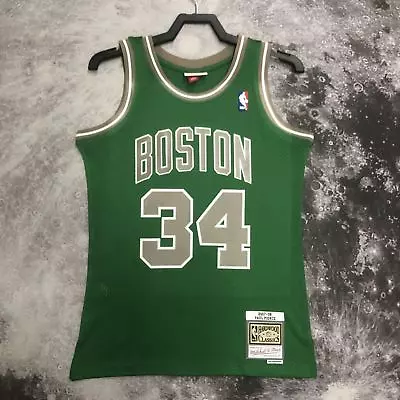 Paul Pierce #34 Boston Celtics Green Gold Mitchell & Ness Swingman Jersey Mens • $70