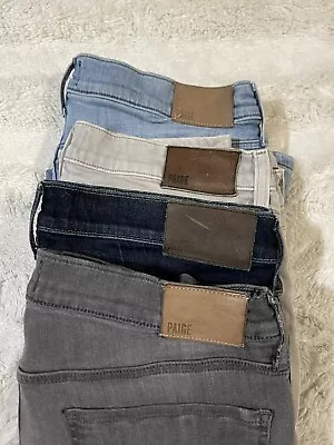 Mens Soft Stretchy Paige Jeans 32 LOT OF 4 PAIRS • $44.99