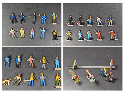 Vintage Plastic Miniature HO Scale People Figures (VARIOUS STYLES / YOU PICK) • $11.99