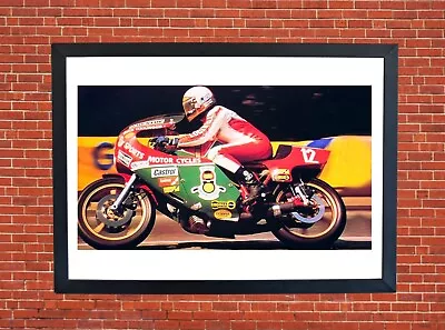 Mike Hailwood Isle Of Man TT Motorcycle A3 Size Poster On Photographic Paper • £9.99