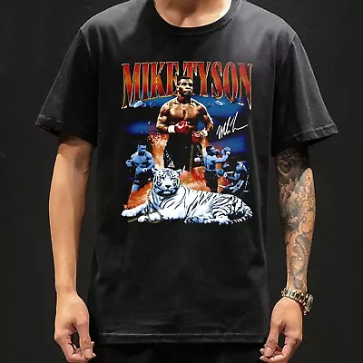 Rare Mike Tyson Shirt Short Sleeve Men All Size T-Shirt THA1748 • $16.99