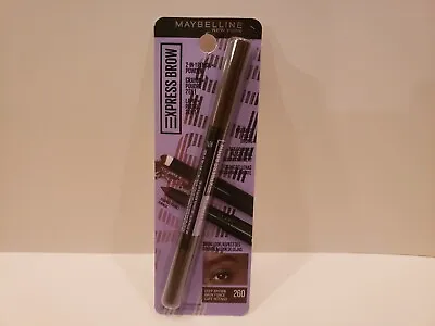 Maybelline- Xpress Brow Full Brows 2 In 1 Pencil + Powder - #260 Deep Brown -NIP • $12.99