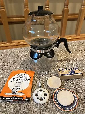 Old Pyrex Silex Vacuum Bubble Coffee Maker UW-8 Original Manual Complete • $149.99