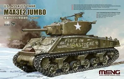 Meng Model TS-045 1/35 U.S. Assault Tank M4A3E2  Jumbo  • $39.99