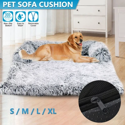 $23.99 • Buy Kids Pet Sofa Bed Dog Cat Calming Couch Cover Protector Cushion Plush Slipcovers