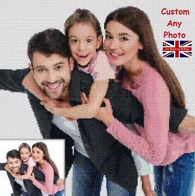 £3 • Buy Personalized DIY 5d Diamond Painting UK Full Drill Kits Family Photo Gifts