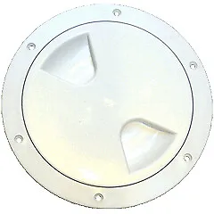 £8.79 • Buy Round Boat / Deck Hatch 103mm Or 4  Internal 145mm Or 5.7  Ext Appx WHITE