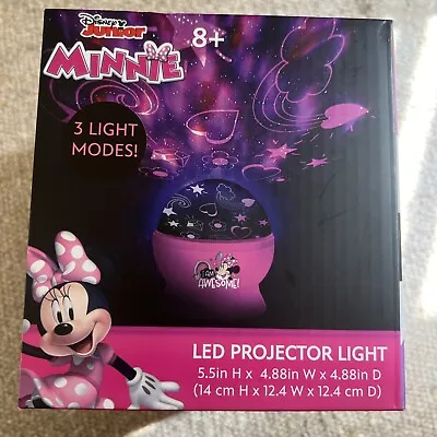 Disney Junior Minnie Mouse LED Projector Lamp-3 Light Modes! • $15