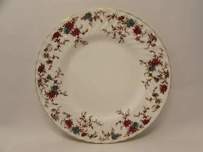 Ancestral By Minton Dinner Plate Fife Wreath Backstamp Floral Gold Trim L341 • $13.99