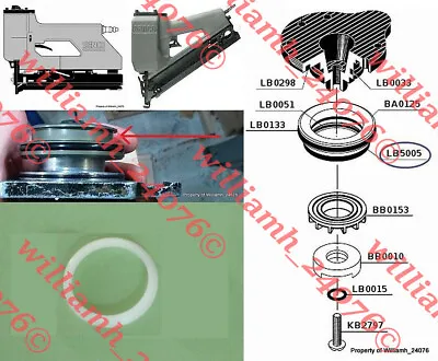$12 • Buy Senco Finish  Nailer Parts M1 M2 M3 SFN2 SC1 SC2 Firing Valve Seal LB5005