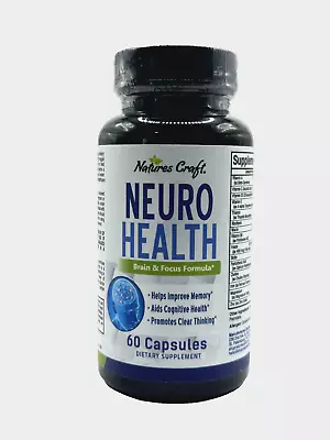 Nootropics Brain Supplement Support 60ct Memory Booster For Mind Focus Exp 02/26 • $16.99