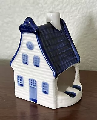 Vintage Delft Blue Miniature Old Dutch House Ashtray Hand Painted Holland • $17.95