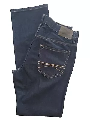 NWOT Express Kingston Mens Sz 32 X 34 Classic Fit Straight Cotton Denim Jeans • $24.99