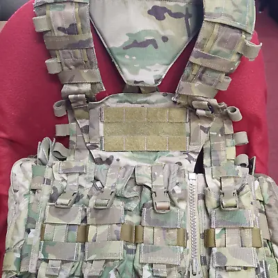 Crye Precision Multicam AVS CR1 Detachable Chest Rig W/ Harness And Pouches (lbv • $632.99
