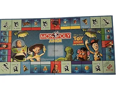 Monopoly Junior Board Game Disney Toy Story REPLACEMENT BOARD ONLY • $5