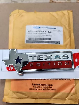 Genuine TEXAS EDITION Tailgate Badge For Ford F150 F250 F350 Trucks 3M Emblem • $17.99