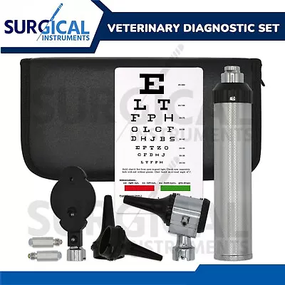 Otoscope Ophthalmoscope Set ENT Medical Diagnostic Surgical Examination German G • $21.90