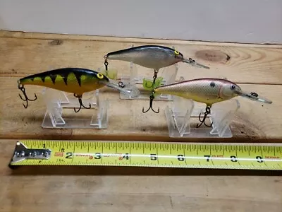 Lot Of 3 Mister Twister Crankbait Fishing Lures 3¼  Not Including Diving Lip. • $9.99