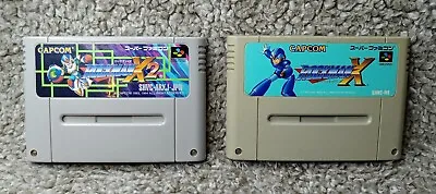 Nintendo Super Famicom SFC - Rockman X & X2 Import Japanese US SELLER Mega Man • $39.99